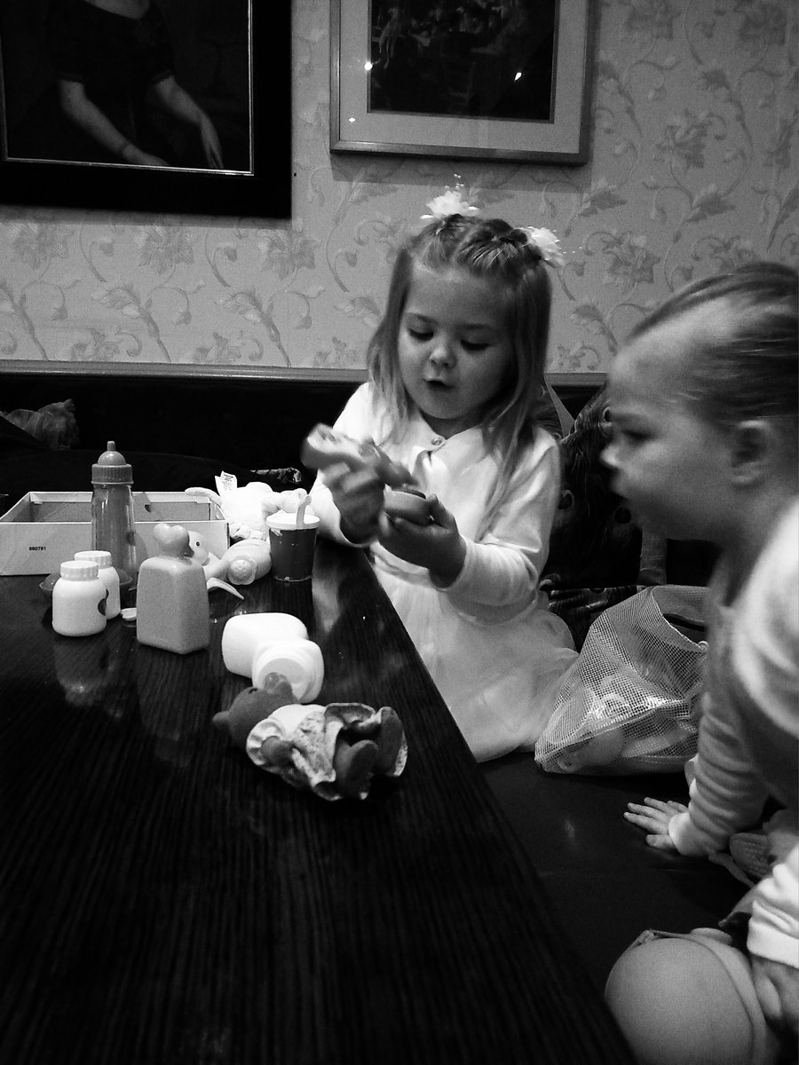 Children playing at wedding