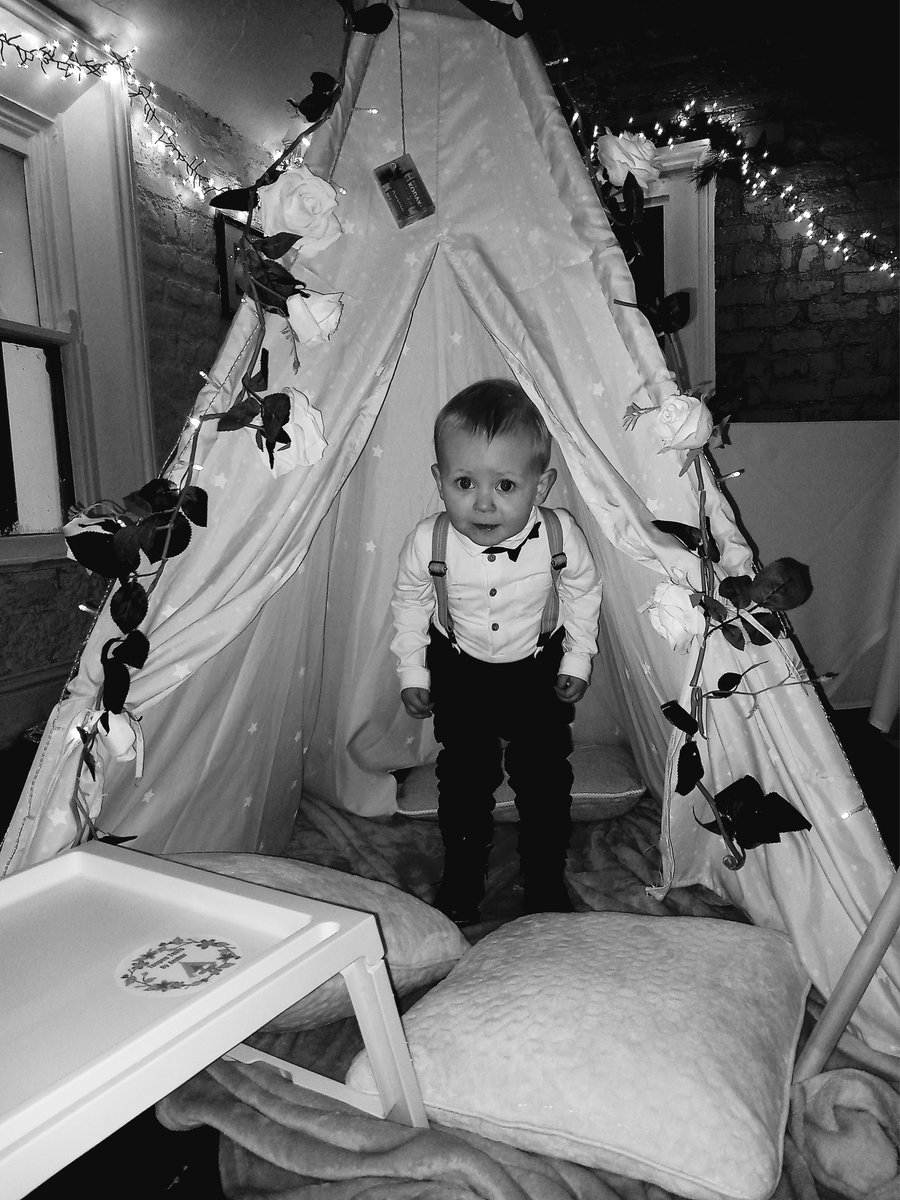 Child playing at a wedding