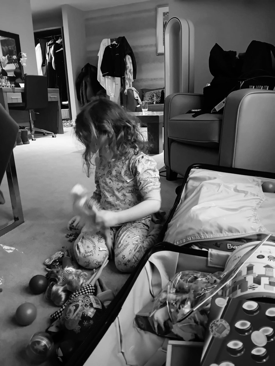 Child playing at a wedding