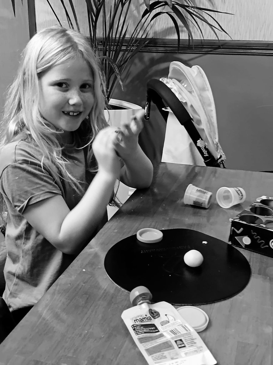 Child playing at a wedding