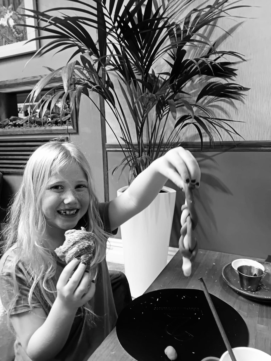 Child playing at a wedding